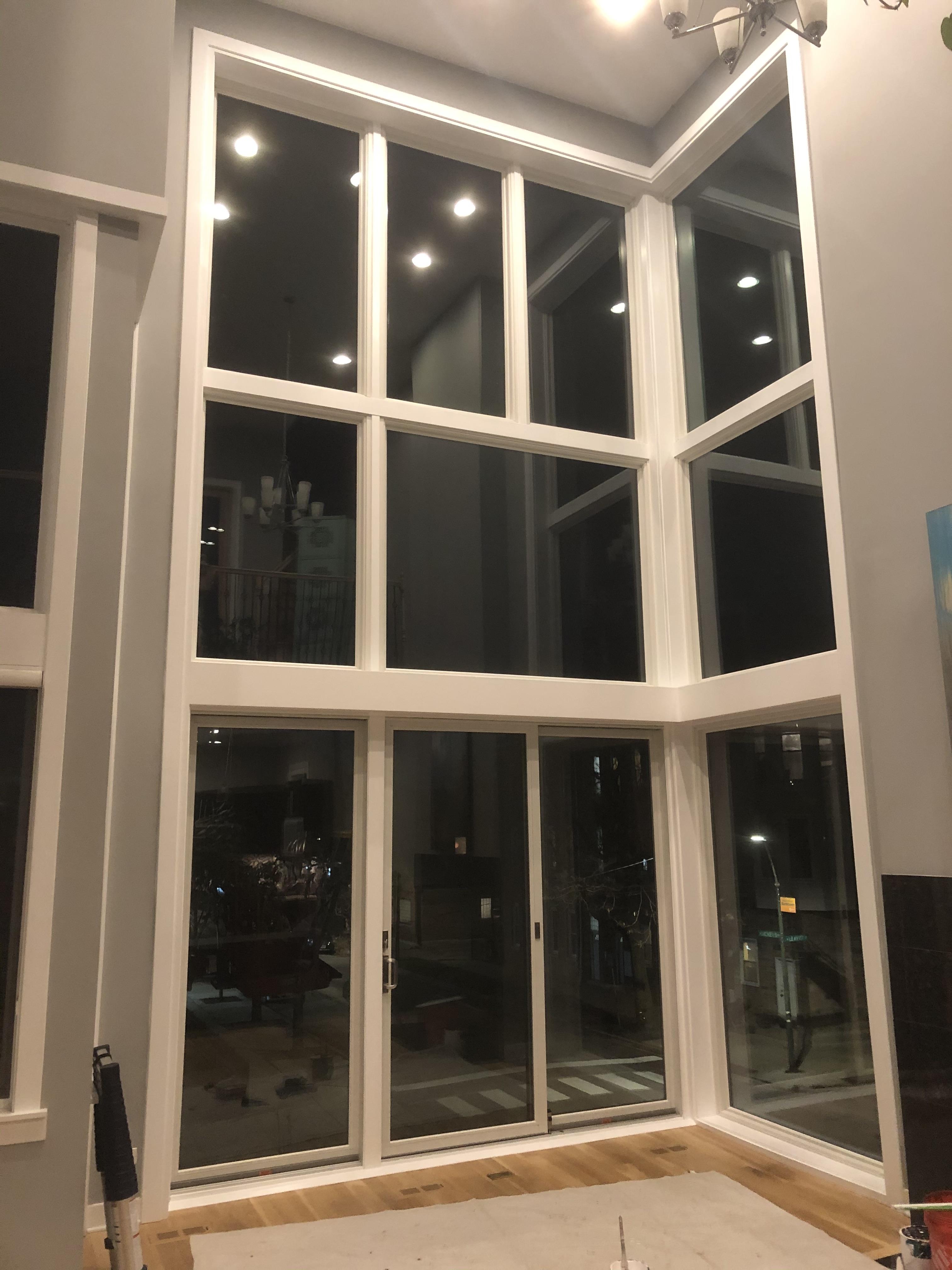 Window installation for a townhome property